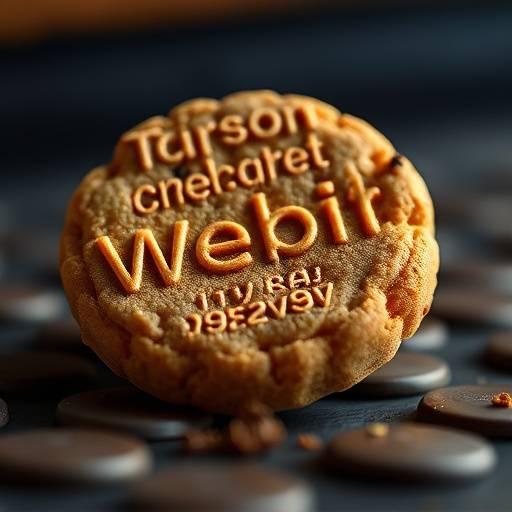 Website cookie, a small file stored on a user's computer.